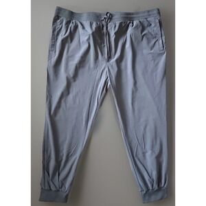 Society Of One DXL Jogger Pants Trousers Big & Tall Performance Gray 3XL JBHS